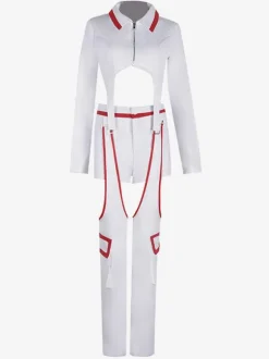 Jazz Dance Costumes Women's Polyester Pants Top Dancing Wear