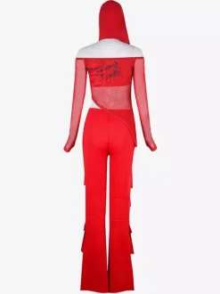 Jazz Dance Costume Womens Three-piece Suit To And Pants And Hat Dancewear Set