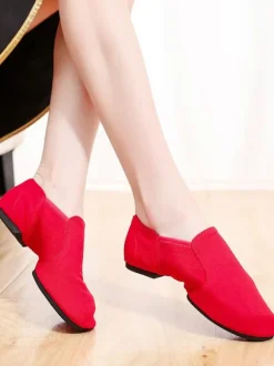 Jazz Dance Shoes Camel Closed Toe Dance Shoes