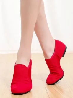 Jazz Dance Shoes Camel Closed Toe Dance Shoes