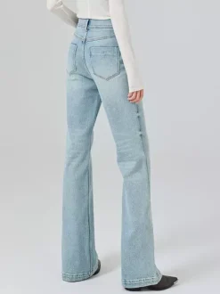 Jeans Bottoms Modern For Women Casual Raised Waist Denim Street Wear Jeans