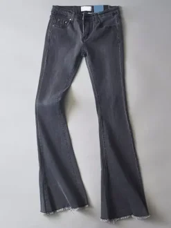 Jeans For Women Fashion Bell Bottoms Zipper Fly Button Fly Blue Denim Pants