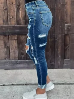 Jeans Women's Bottoms Charming Casual Street Wear Jeans