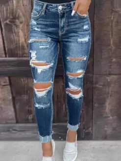 Jeans Women's Bottoms Charming Casual Street Wear Jeans