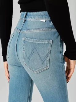 Jeans Women's Bottoms For Women Elegant Raised Waist Daily Casual Jeans