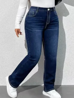 Jeans Women's Bottoms Modern Casual Denim Daily Casual Jeans