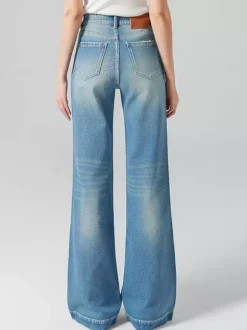 Jeans Women's Bottoms Modern Jeans Elegant Raised Waist Denim