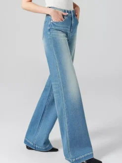 Jeans Women's Bottoms Modern Jeans Elegant Raised Waist Denim