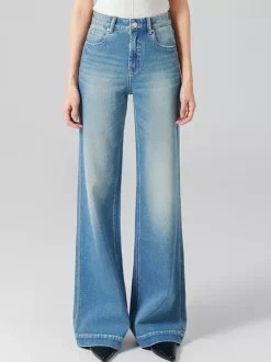 Jeans Women's Bottoms Modern Jeans Elegant Raised Waist Denim