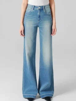Jeans Women's Bottoms Modern Jeans Elegant Raised Waist Denim