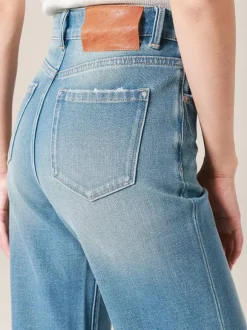 Jeans Women's Bottoms Modern Jeans Elegant Raised Waist Denim