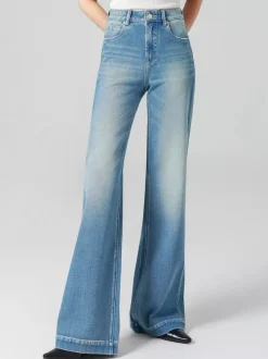 Jeans Women's Bottoms Modern Jeans Elegant Raised Waist Denim
