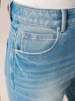 Jeans Women's Bottoms Modern Jeans Elegant Raised Waist Denim
