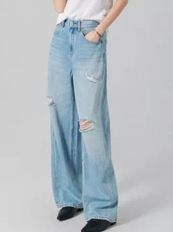 Jeans Women's Bottoms Sexy Casual Raised Waist Jeans