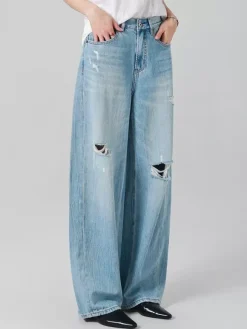 Jeans Women's Bottoms Sexy Casual Raised Waist Jeans