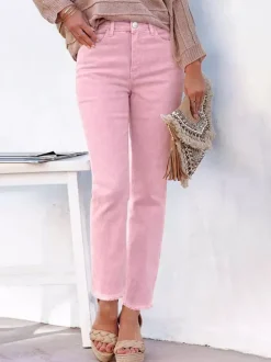 Jeans Women's For Women Straight Fashion Denim Casual Bottoms Jeans