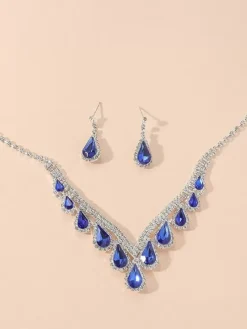 Jewelry Set For Wedding Beautiful Metal Cubic Zirconia