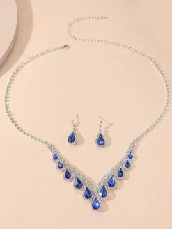 Jewelry Set For Wedding Beautiful Metal Cubic Zirconia