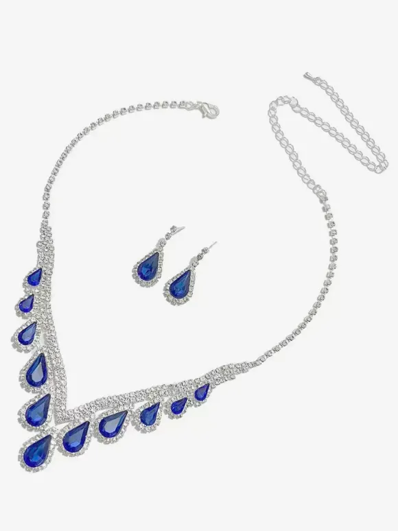 Jewelry Set For Wedding Beautiful Metal Cubic Zirconia