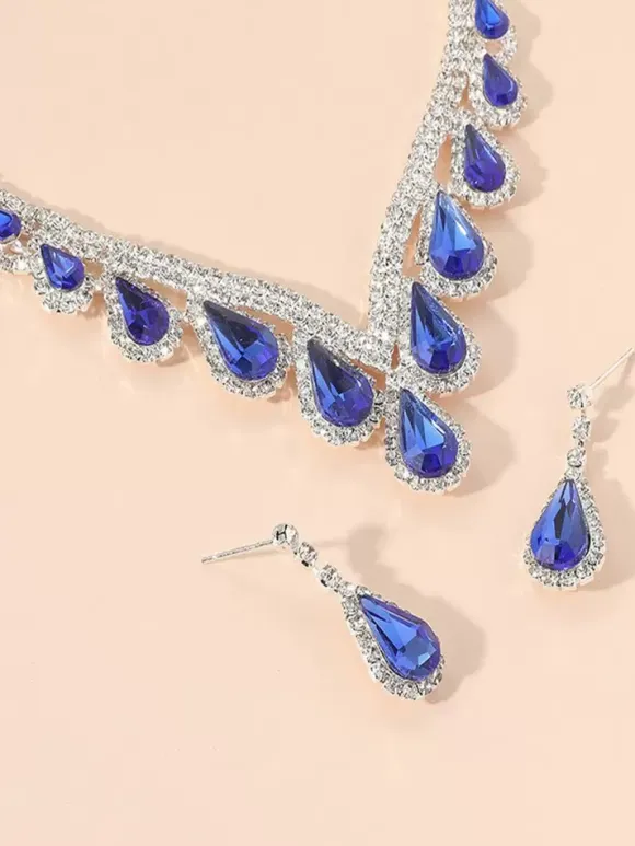 Jewelry Set For Wedding Beautiful Metal Cubic Zirconia