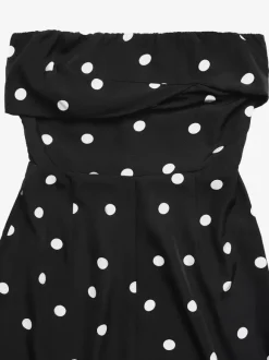Jumpsuits Black Sleeveless Strapless Wide Summer One Piece Outfit