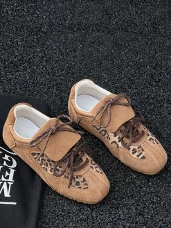 Khaki Micro Suede Upper Round Toe 0.6