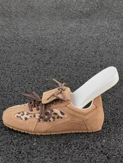Khaki Micro Suede Upper Round Toe 0.6