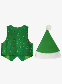 Kid Christmas Cosplay Elf Clothing Full Set Pack