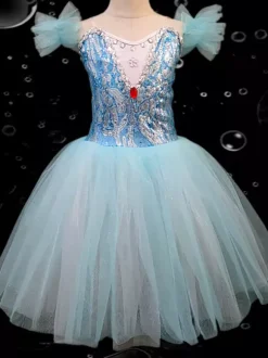Kids Ballet Dress Various Colors Ballerina Tutu For Performance Swan Dance Dress