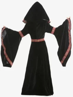Kids Carnival Costumes Burgundy Vampire Velour Clothes Cosplay Wears For Child