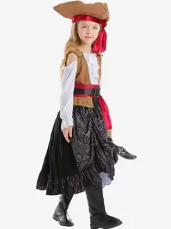 Kids Carnival Halloween Pirate Costumes Outfit