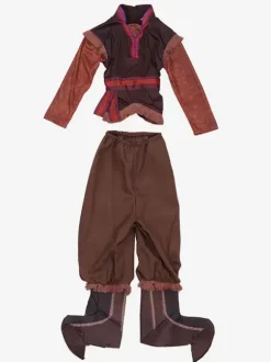 Kids Halloween Costumes Coffee Brown Halloween Set Adult's Polyester Fiber Polyester Top Pants
