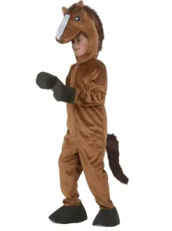 Kids Halloween Costumes Coffee Brown Animal Polyester Fiber Polyester Horse Costume