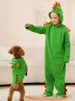 Kids Halloween Costumes Green Halloween Jumpsuit Kid's Polyester Fiber Polyester Jumpsuit