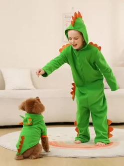 Kids Halloween Costumes Green Halloween Jumpsuit Kid's Polyester Fiber Polyester Jumpsuit