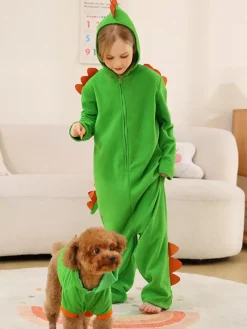 Kids Halloween Costumes Green Halloween Jumpsuit Kid's Polyester Fiber Polyester Jumpsuit