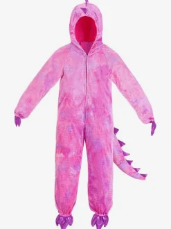 Kids Halloween Costumes Rose Dinosaur Polyester Jumpsuit Holiday Costume