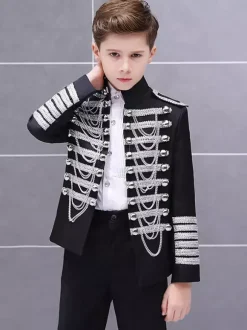 Kids Halloween Costumes Black Gold Palace Retro Costume Performace Costume