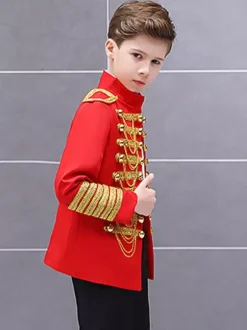 Kids Halloween Costumes Black Gold Palace Retro Costume Performace Costume