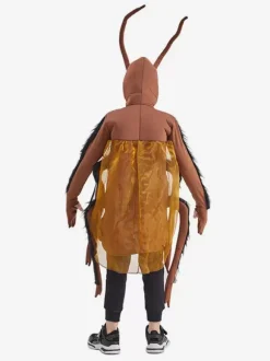 Kids Halloween Costumes Coffee Brown Polyester Cockroach Cosplay Jumpsuit Holiday Costume
