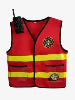 Kids Halloween Costumes Red Halloween Set Kid's Polyester Accessory Waistcoat