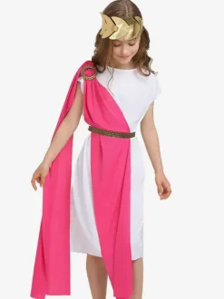 Kids Halloween Costumes Rose Halloween Polyester Set Kid's Sash Dress