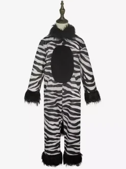 Kids Zebra Kigurumi Pajamas Onesie Animal Printed Costumes