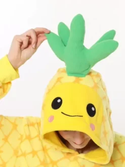 Kigurumi Onesie Pajamas Adult's Lover's Cartoon Food Polyester Jumpsuit