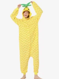 Kigurumi Onesie Pajamas Adult's Lover's Cartoon Food Polyester Jumpsuit