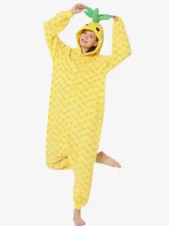 Kigurumi Onesie Pajamas Adult's Lover's Cartoon Food Polyester Jumpsuit