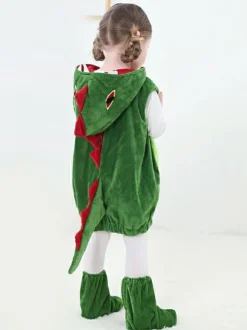 Kigurumi Onesie Pajamas Christmas Kid's Polyester Hooded Dress Footwear