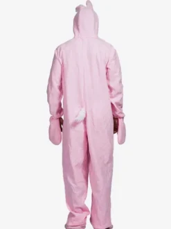 Kigurumi Onesie Pajamas Bunny Adult's Pink Winter Sleepwear Animal Costume onesie pajamas