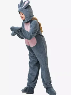 Kigurumi Pajamas Onesie Animal Halloween Kid's Polyester Gloves Jumpsuit Hat