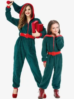 Kigurumi Pajamas Onesie Christmas Red Winter Sleepwear Animal Costume Halloween onesie pajamas